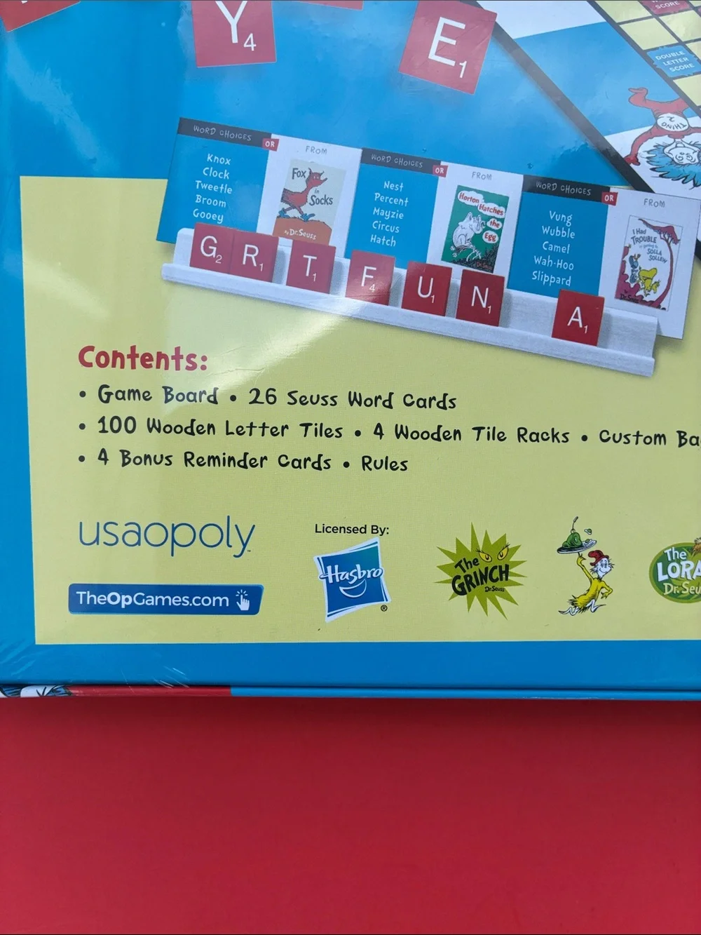 Hasbro - DR. SEUSS SCRABBLE (nwt)